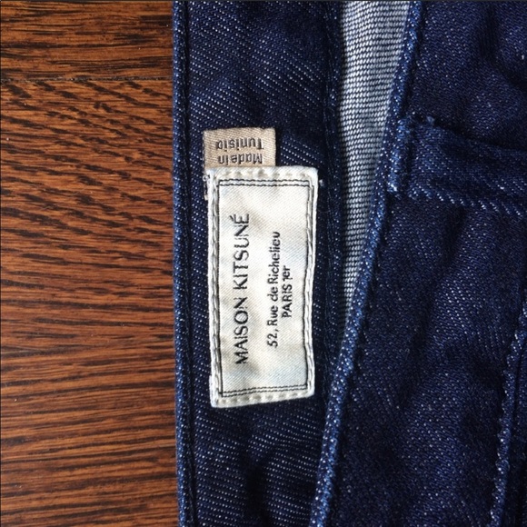NWOT Maison Kitsune Mid Rise Jeans - Picture 6 of 7